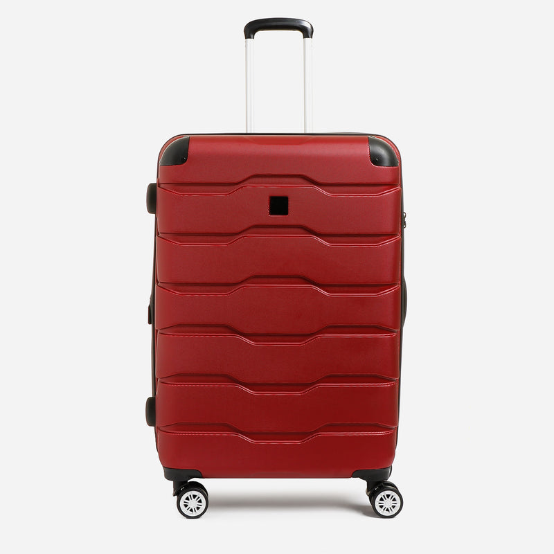 Travel Basic Argen 28-Inch Hard Case Luggage in Red