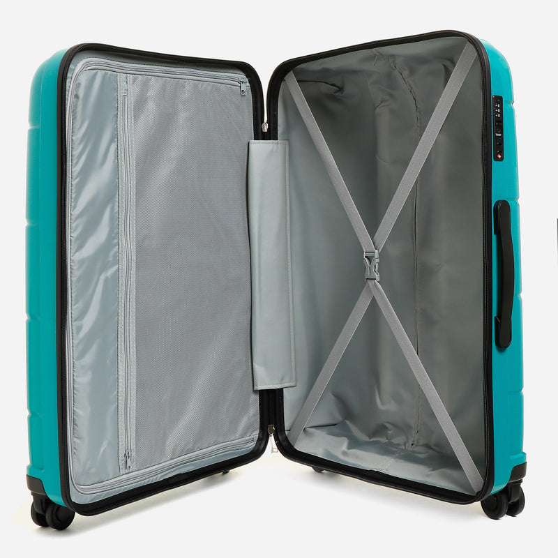 Travel Basic Chi 28-Inch Hard Case Luggage in Teal