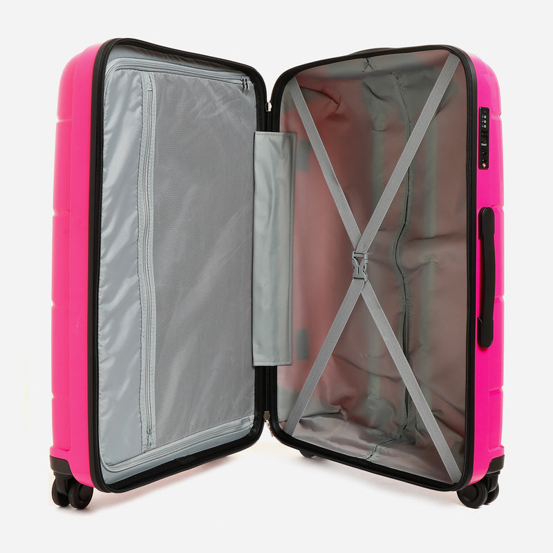 Travel Basic Chi 28-Inch Hard Case Luggage in Fuchsia