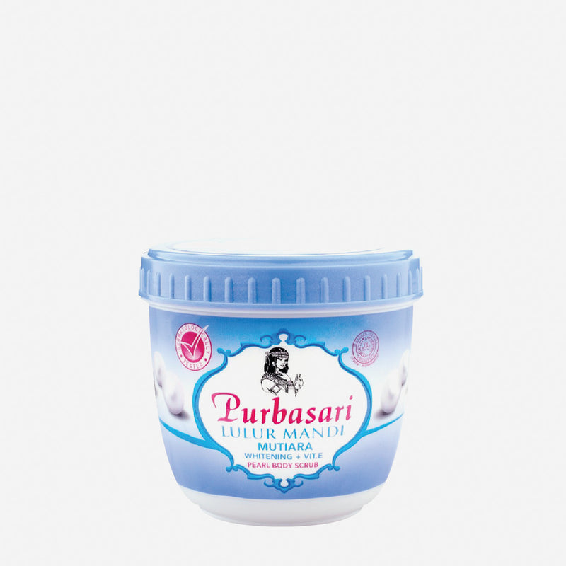 Purbasari Lulur Mandi Mutiara Whitening & Vitamin E Pearl Body Scrub 125g